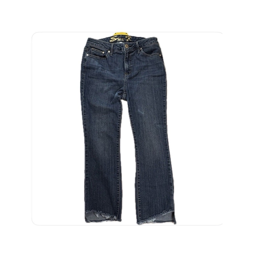 Seven 7 Women's Jeans Relaxed FOT HIGH RISE MAHONE STEP HEM Jcan Skate Punk Sz 8